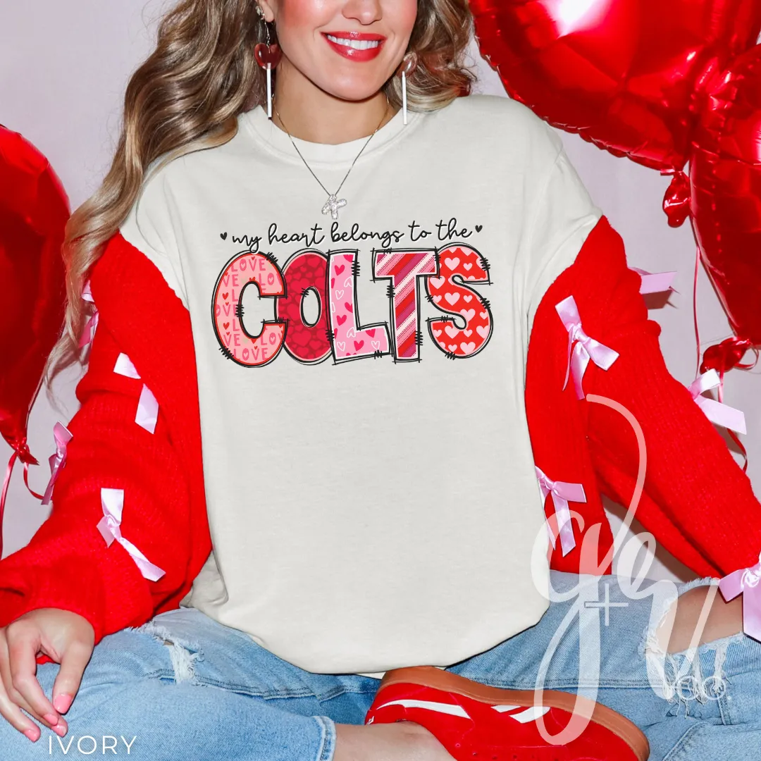 My Heart Belongs to the Colts (Tees Sweatshirts)