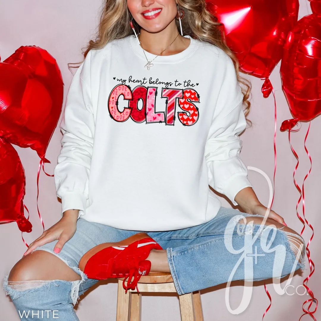 My Heart Belongs to the Colts (Tees Sweatshirts)