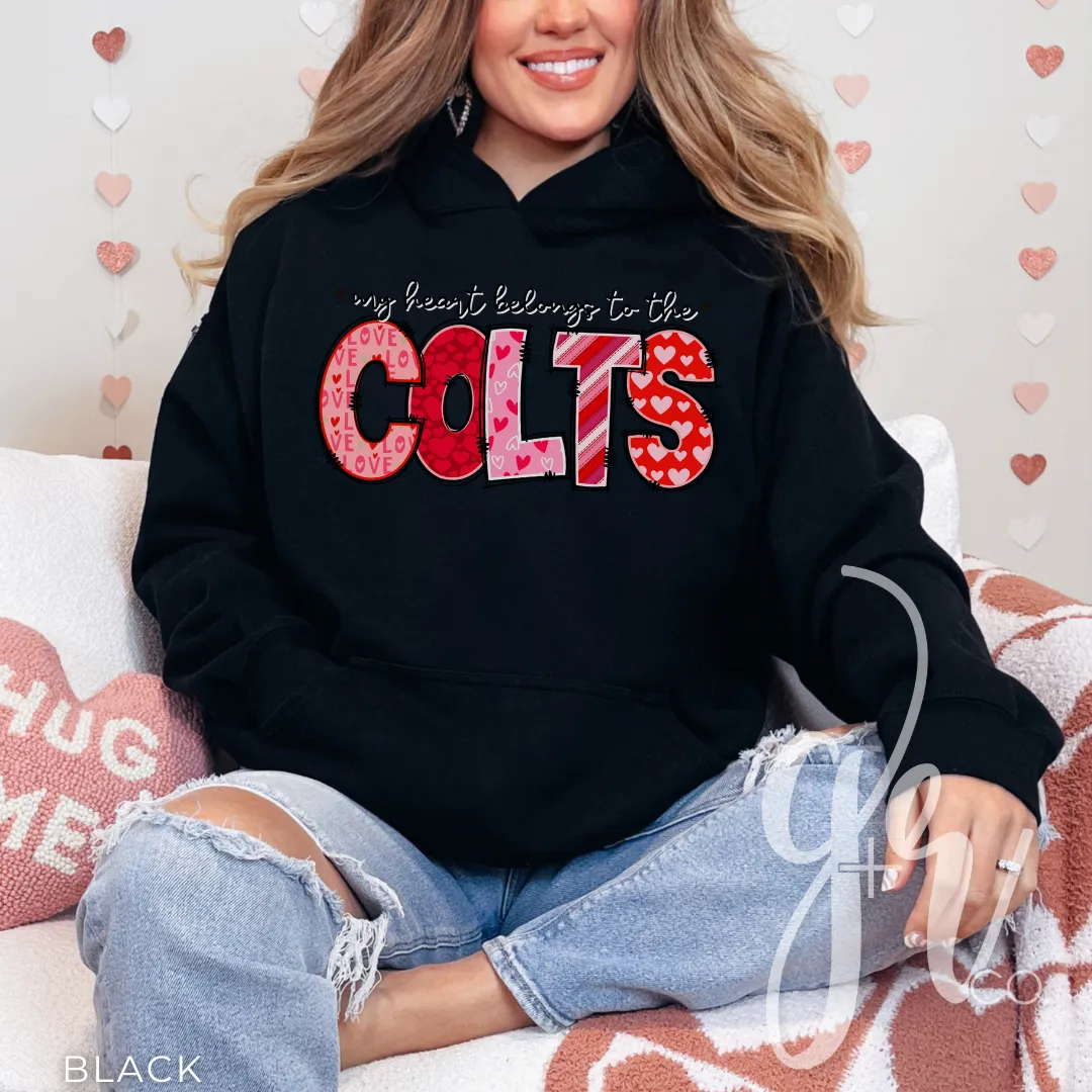 My Heart Belongs to the Colts (Tees Sweatshirts)
