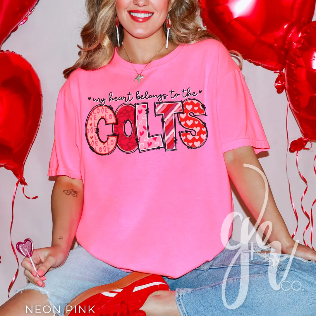 My Heart Belongs to the Colts (Tees Sweatshirts)