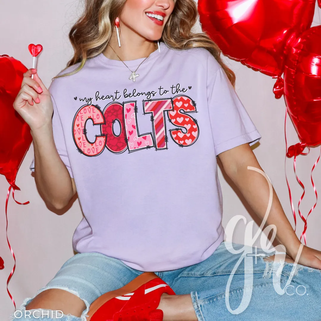 My Heart Belongs to the Colts (Tees Sweatshirts)