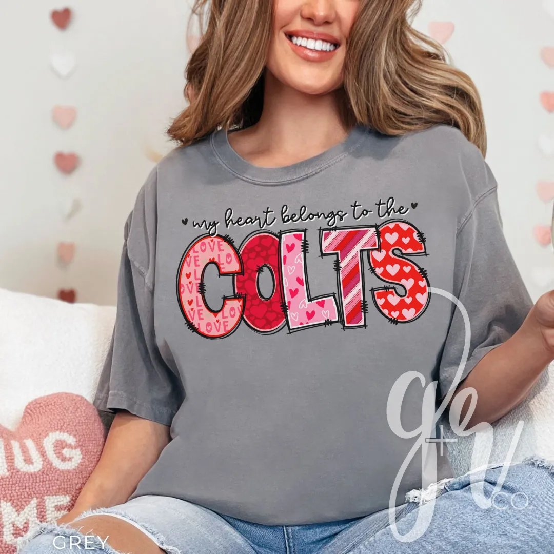 My Heart Belongs to the Colts (Tees Sweatshirts)