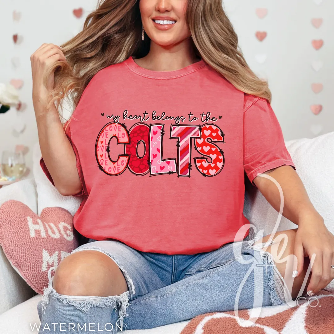 My Heart Belongs to the Colts (Tees Sweatshirts)
