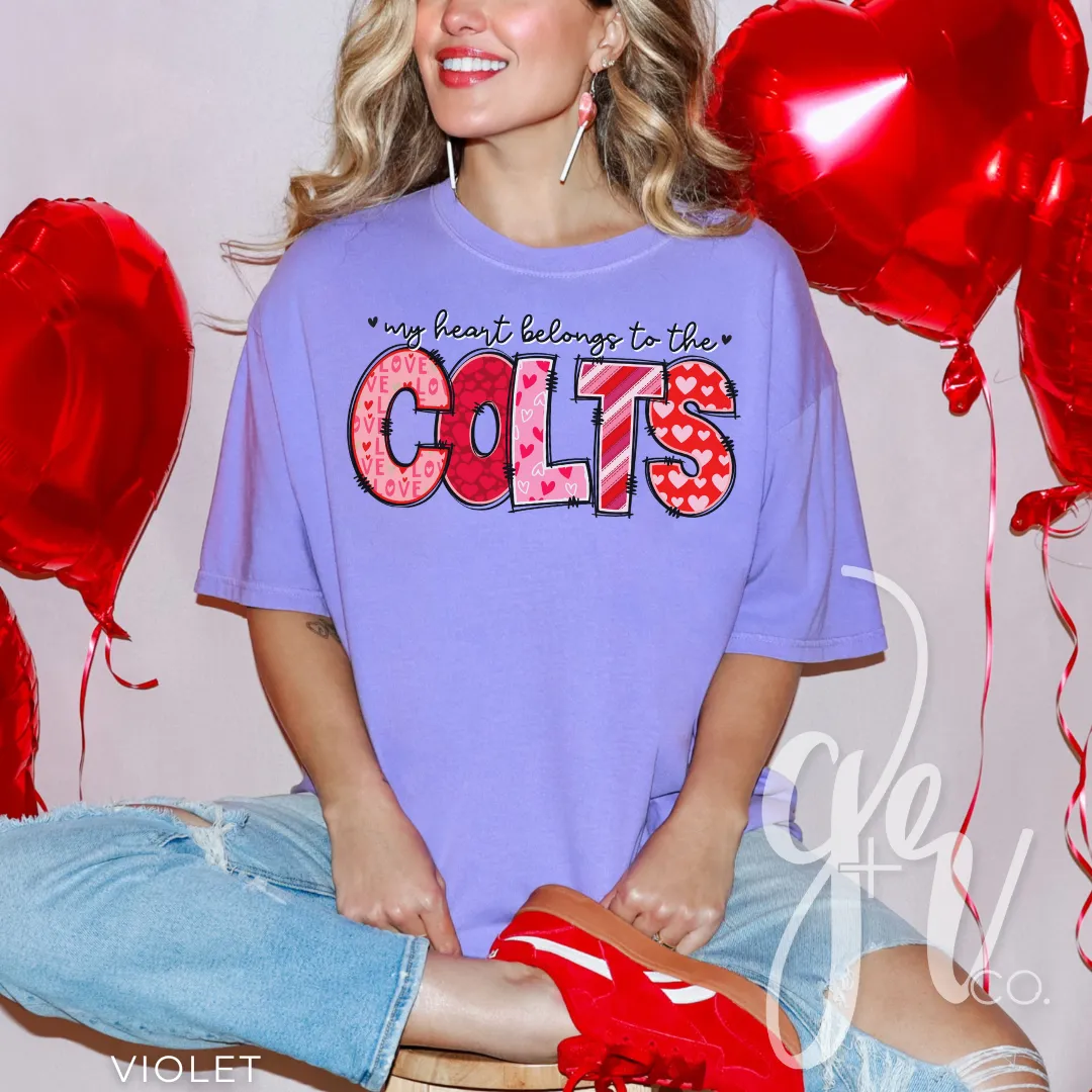 My Heart Belongs to the Colts (Tees Sweatshirts)