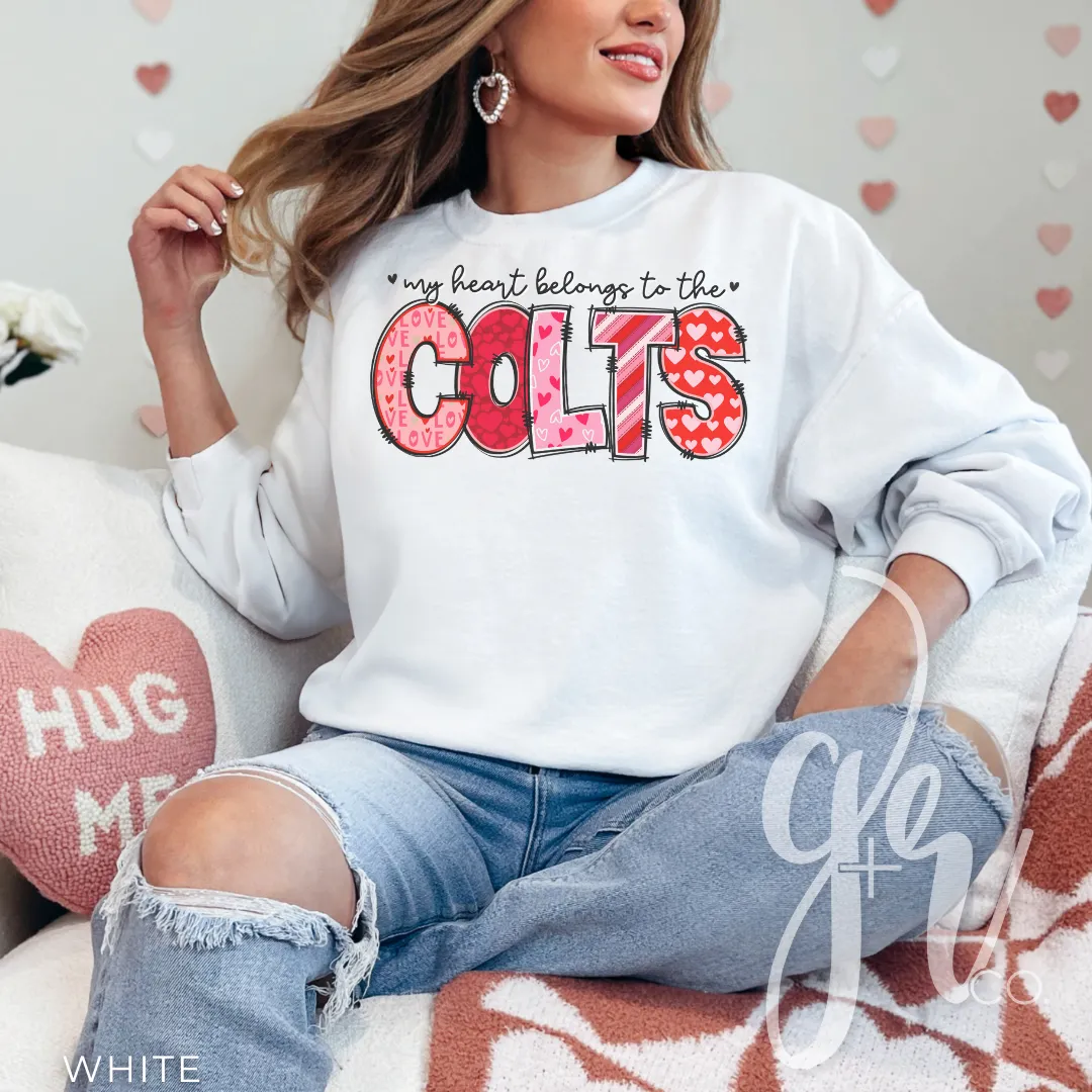 My Heart Belongs to the Colts (Tees Sweatshirts)