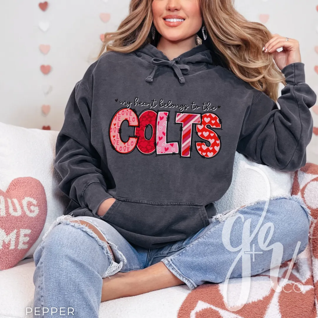 My Heart Belongs to the Colts (Tees Sweatshirts)