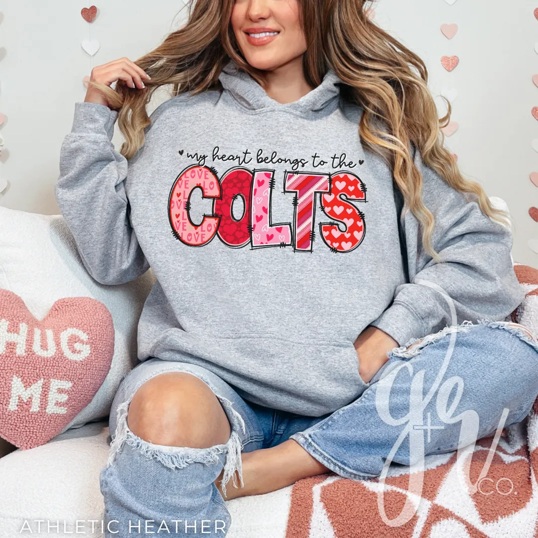 My Heart Belongs to the Colts (Tees Sweatshirts)