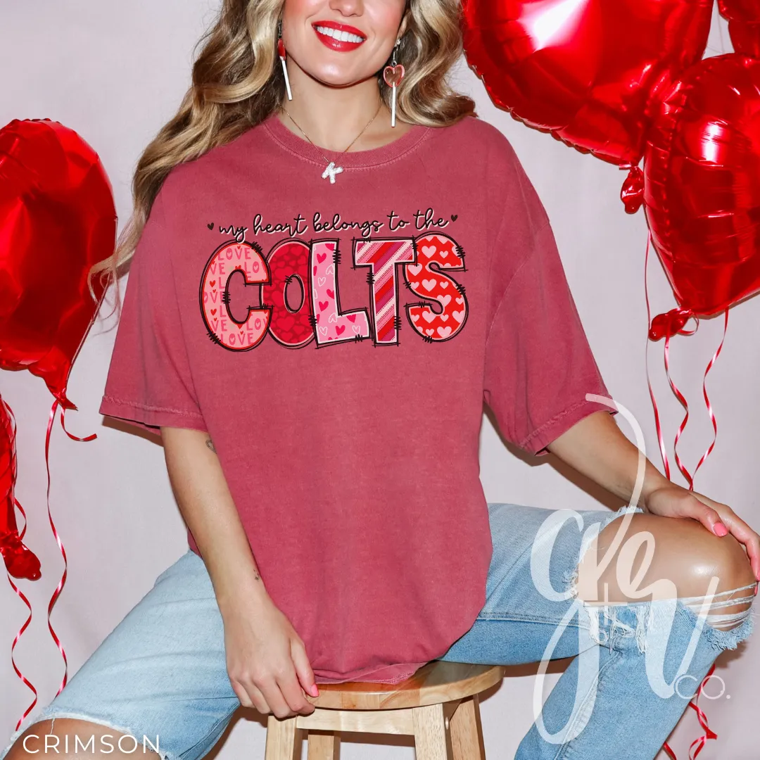 My Heart Belongs to the Colts (Tees Sweatshirts)