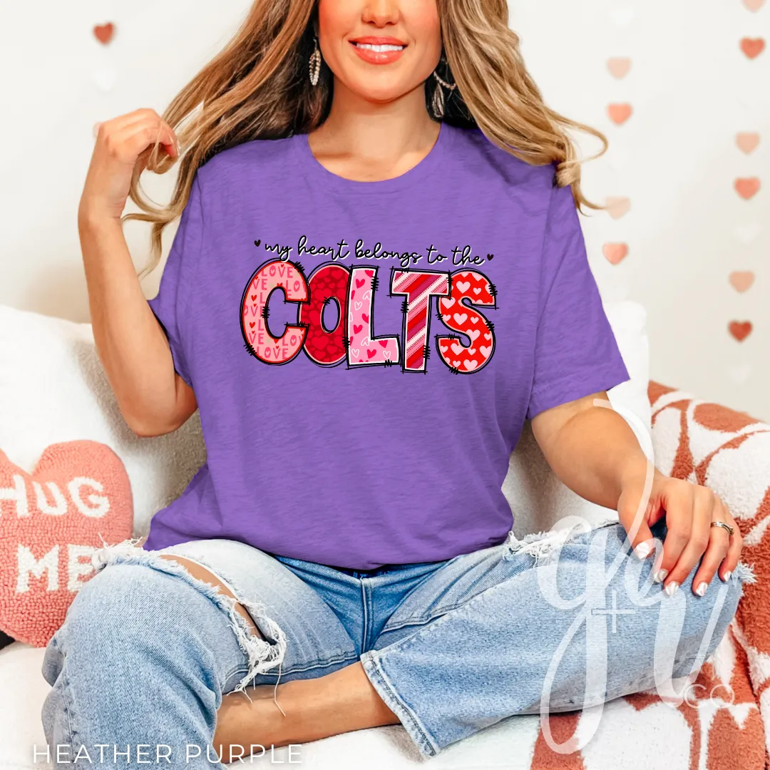 My Heart Belongs to the Colts (Tees Sweatshirts)