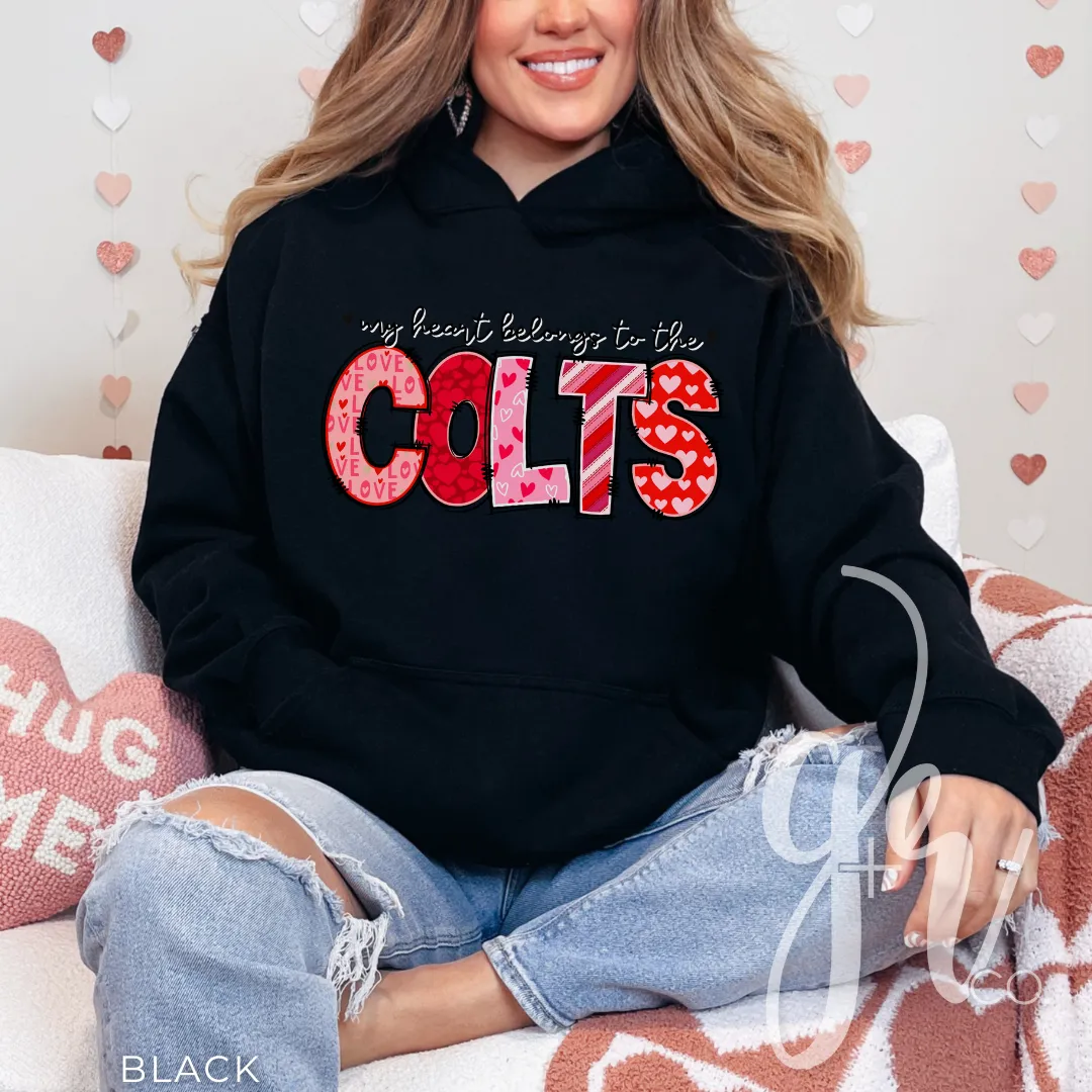 My Heart Belongs to the Colts (Tees Sweatshirts)