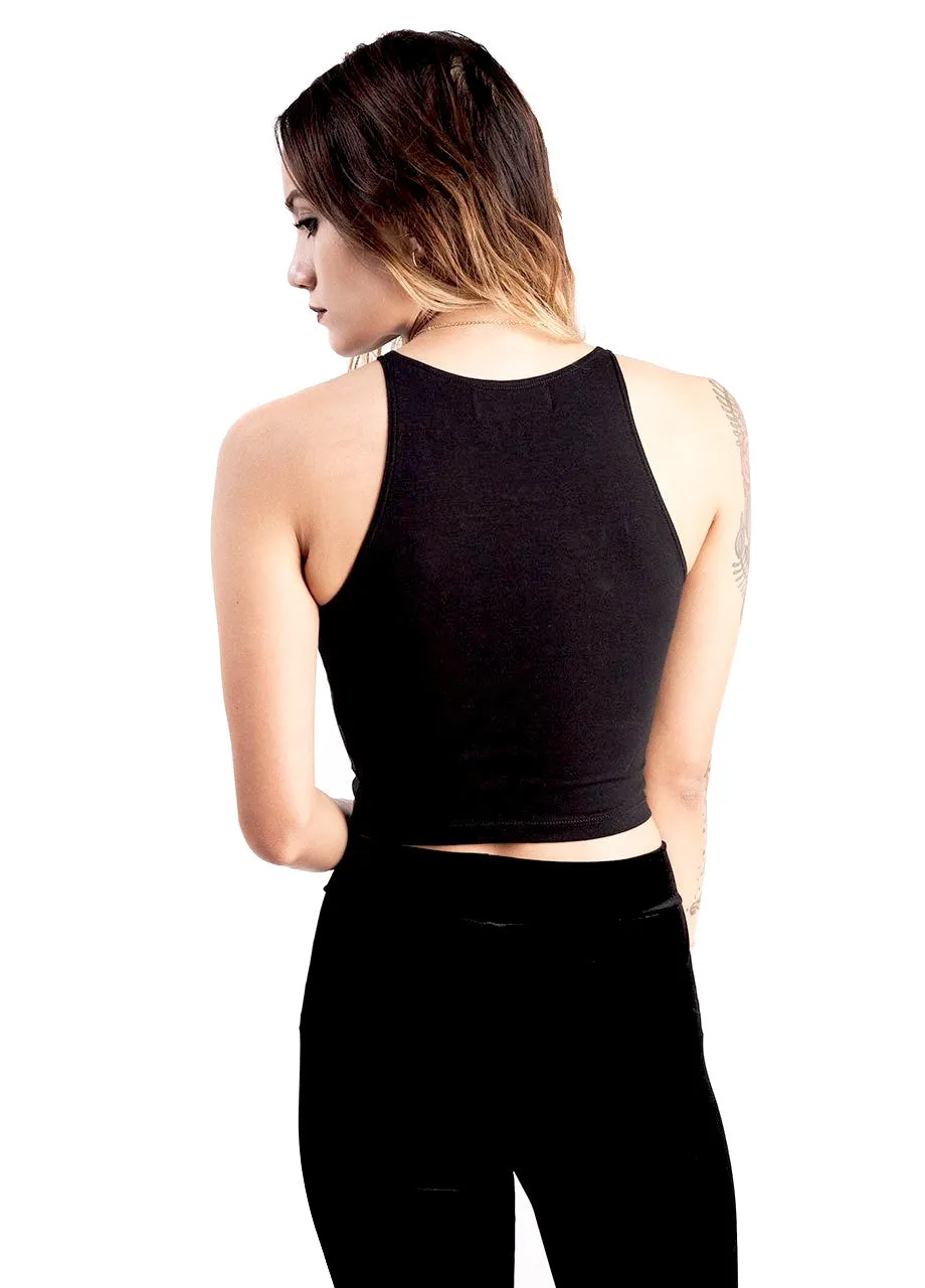 MYVL Wednesdays We Wear Black Sleeveless Crop