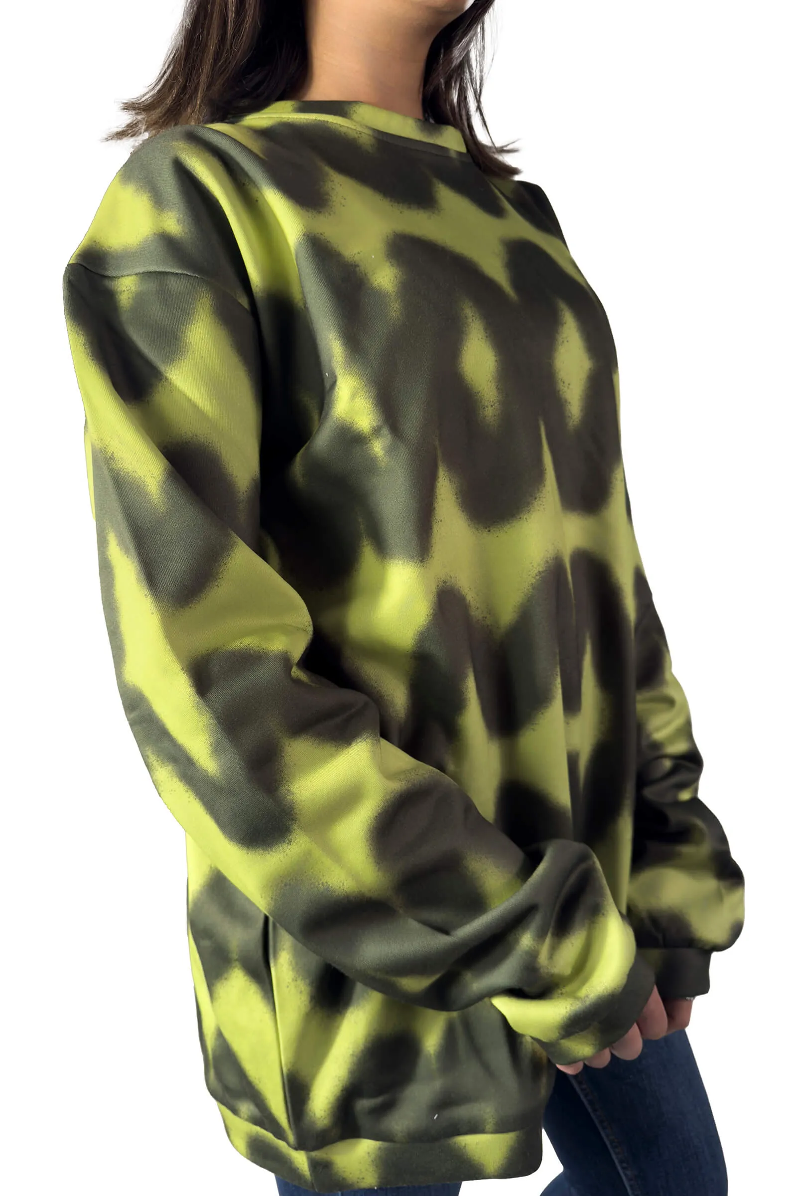Neon Wave Oversized Sweatshirt