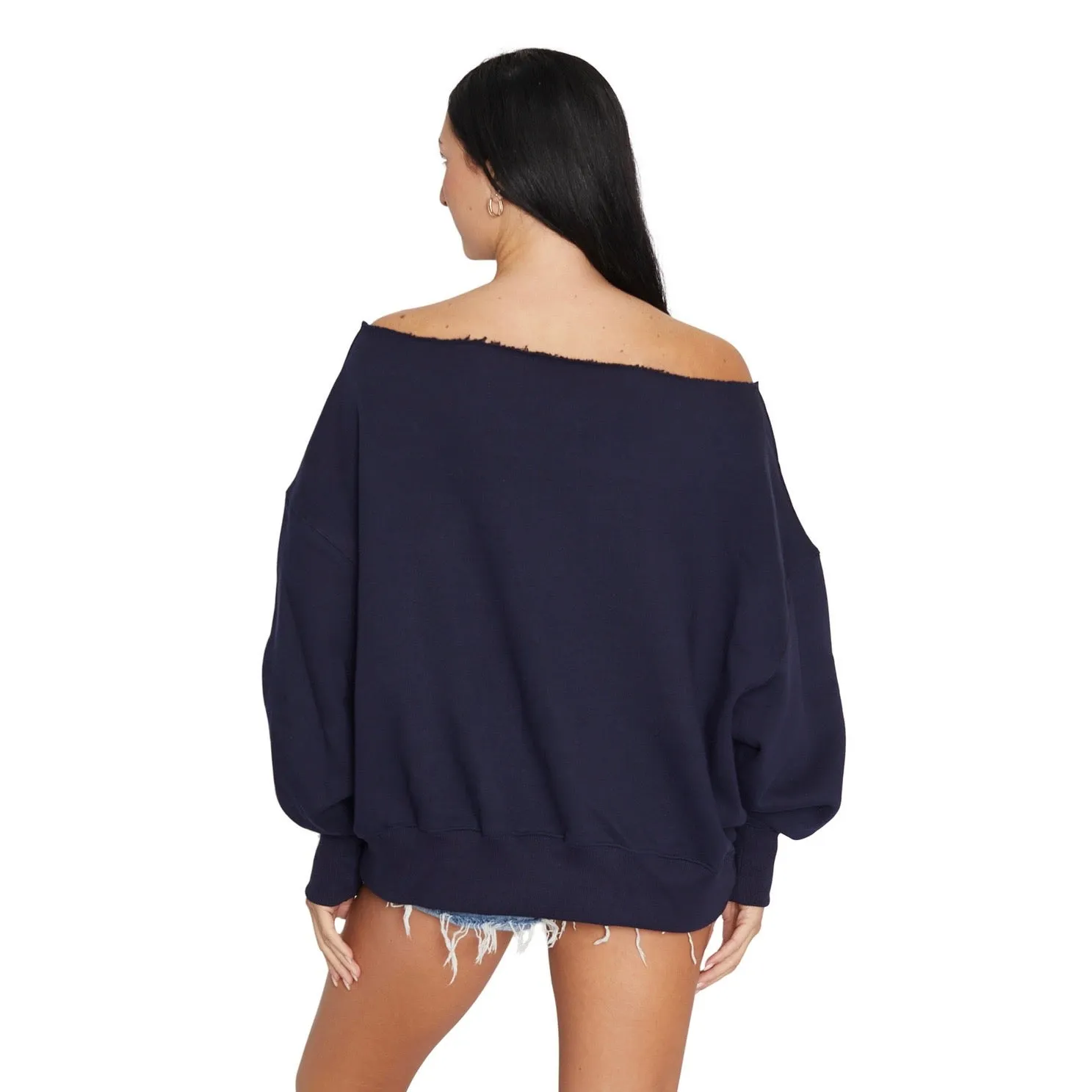 New Hampshire Wildcats Off the Shoulder Sweatshirt