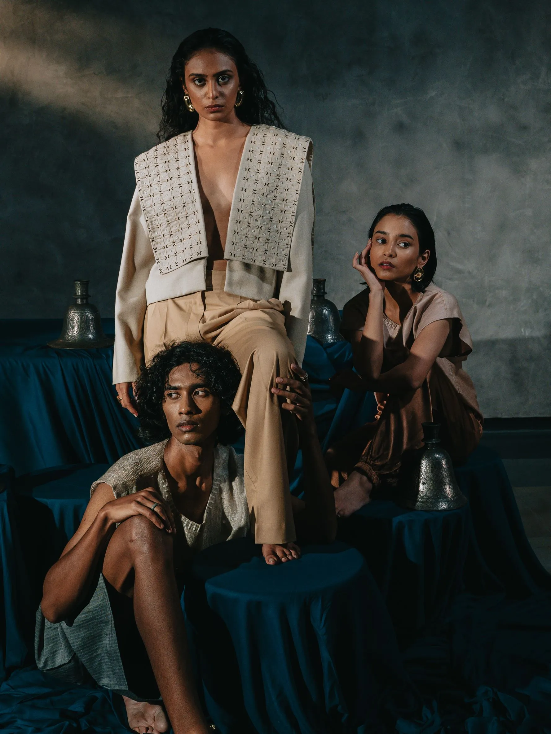 New Season Summer to Fall 2024--Jacket Embroidered Wool Off White-CH2/16-Senso-Fashion Edit Hemji