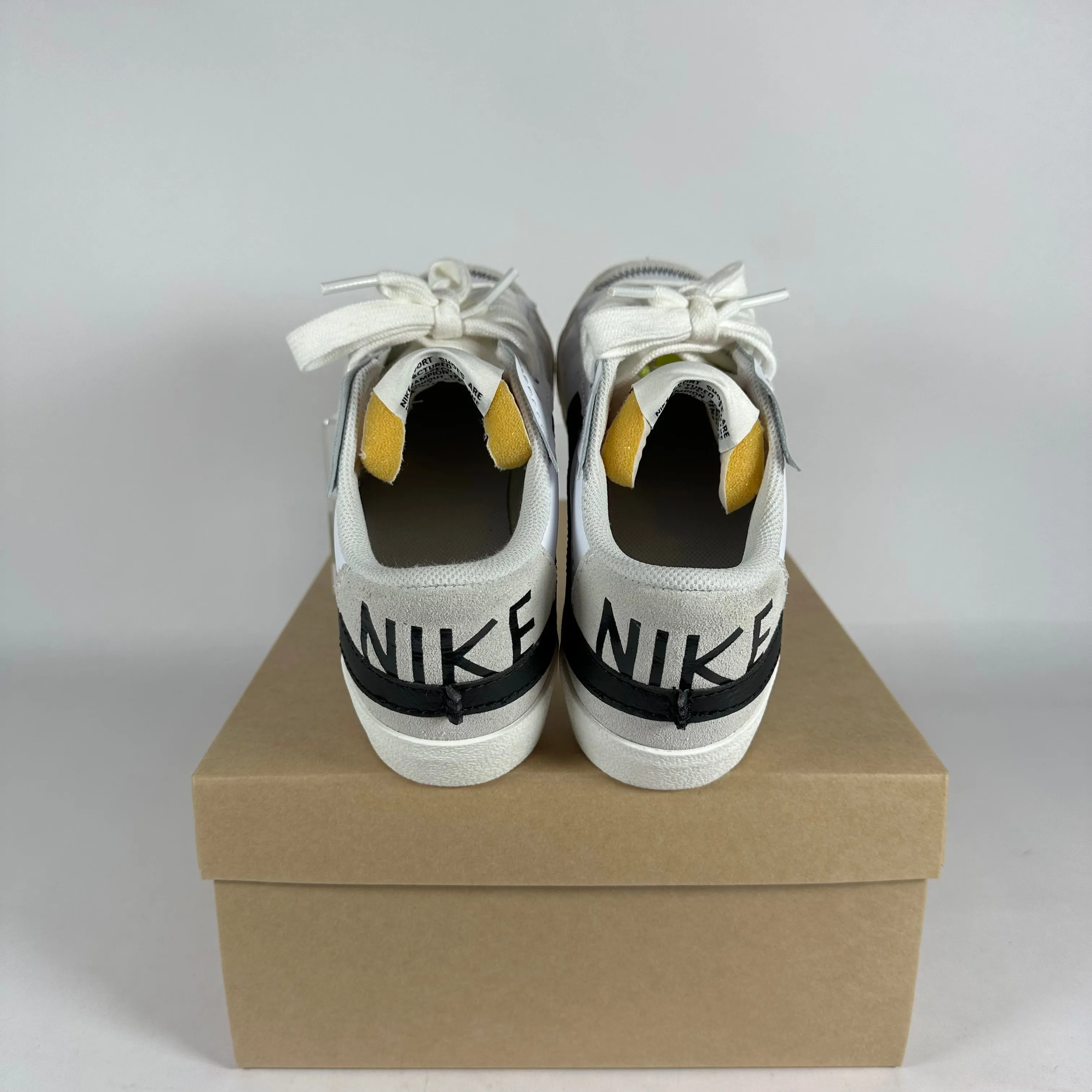 Nike Blazer Low 77 Jumbo White Black Sail *pre-owned* size 9