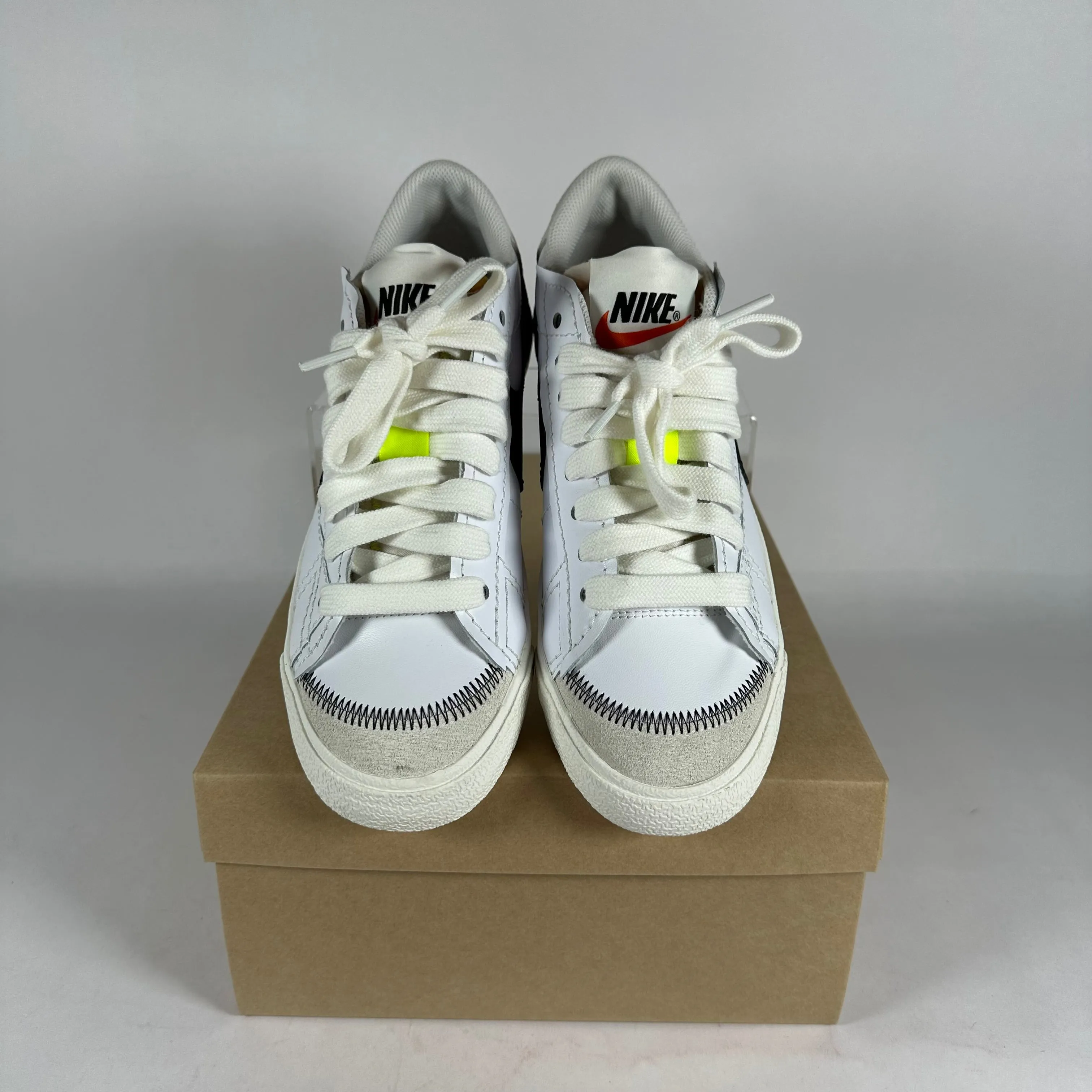 Nike Blazer Low 77 Jumbo White Black Sail *pre-owned* size 9