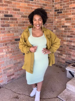 Olive Mustard Shacket