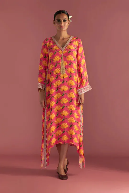 Orange Mist Kaftan