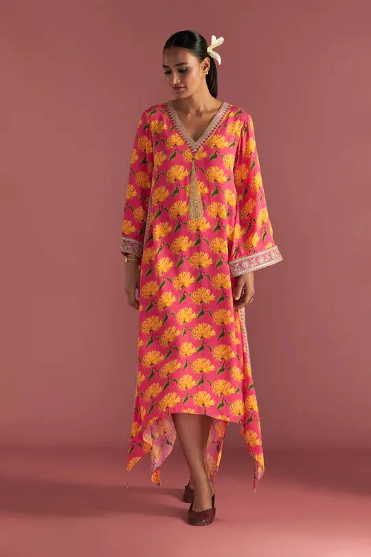 Orange Mist Kaftan