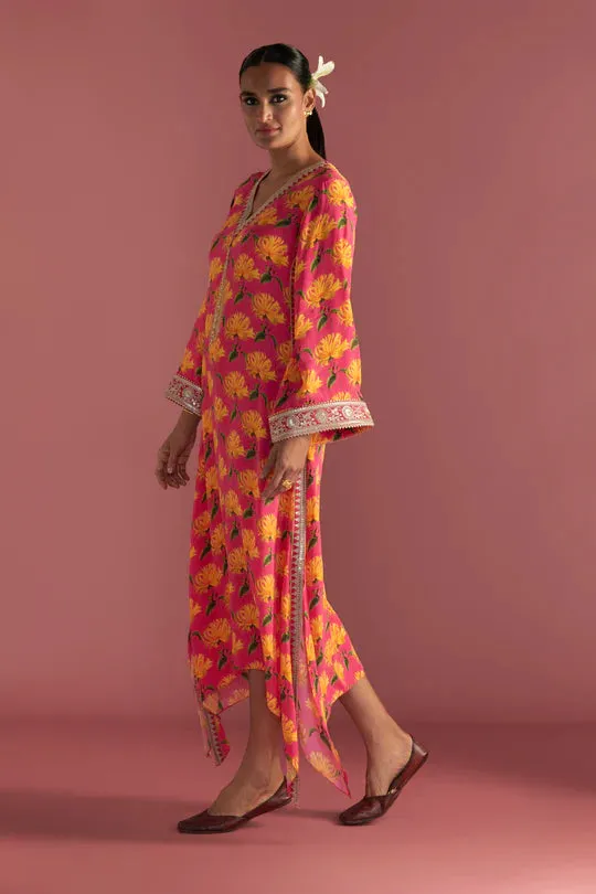 Orange Mist Kaftan