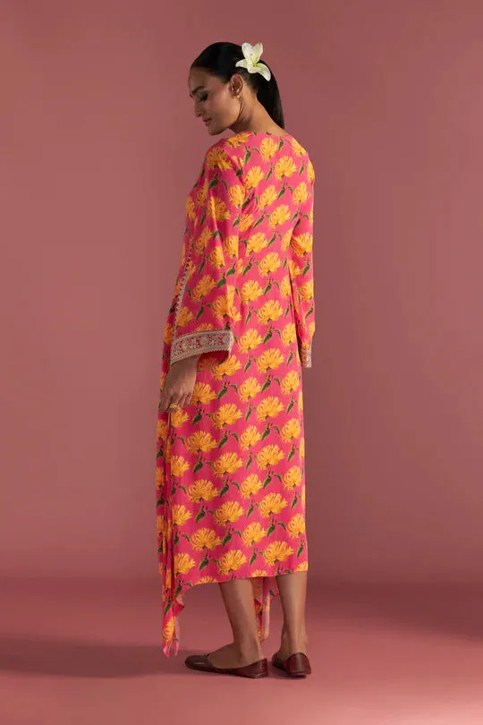 Orange Mist Kaftan