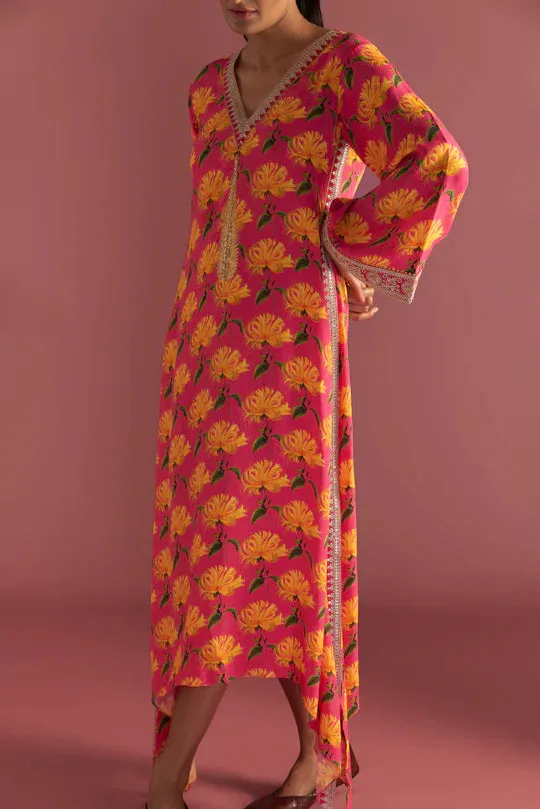 Orange Mist Kaftan