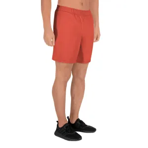 ORANGE RED - MEN'S ATHLETIC SHORTS