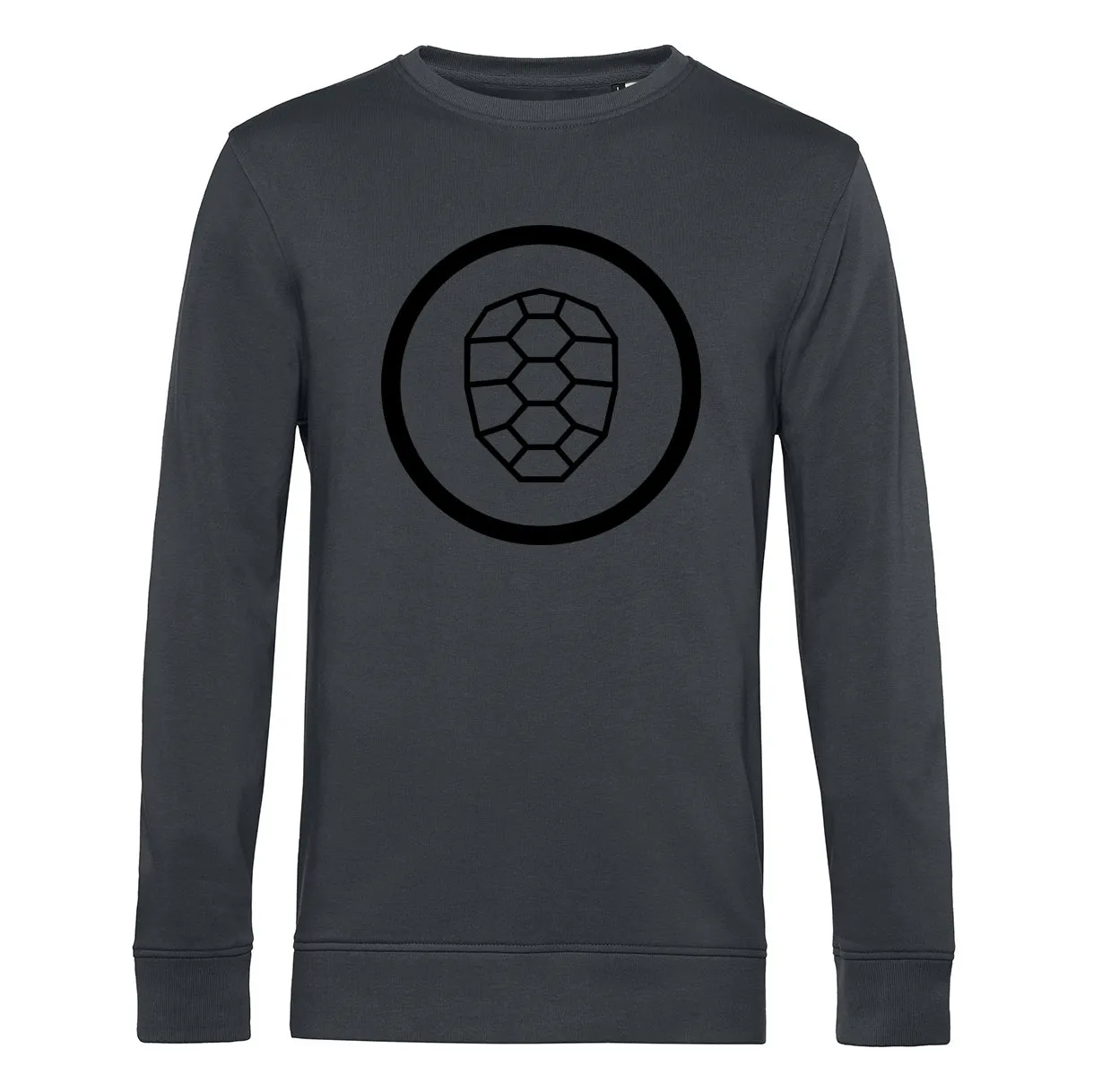 Organic Sweatshirt in Asphalt