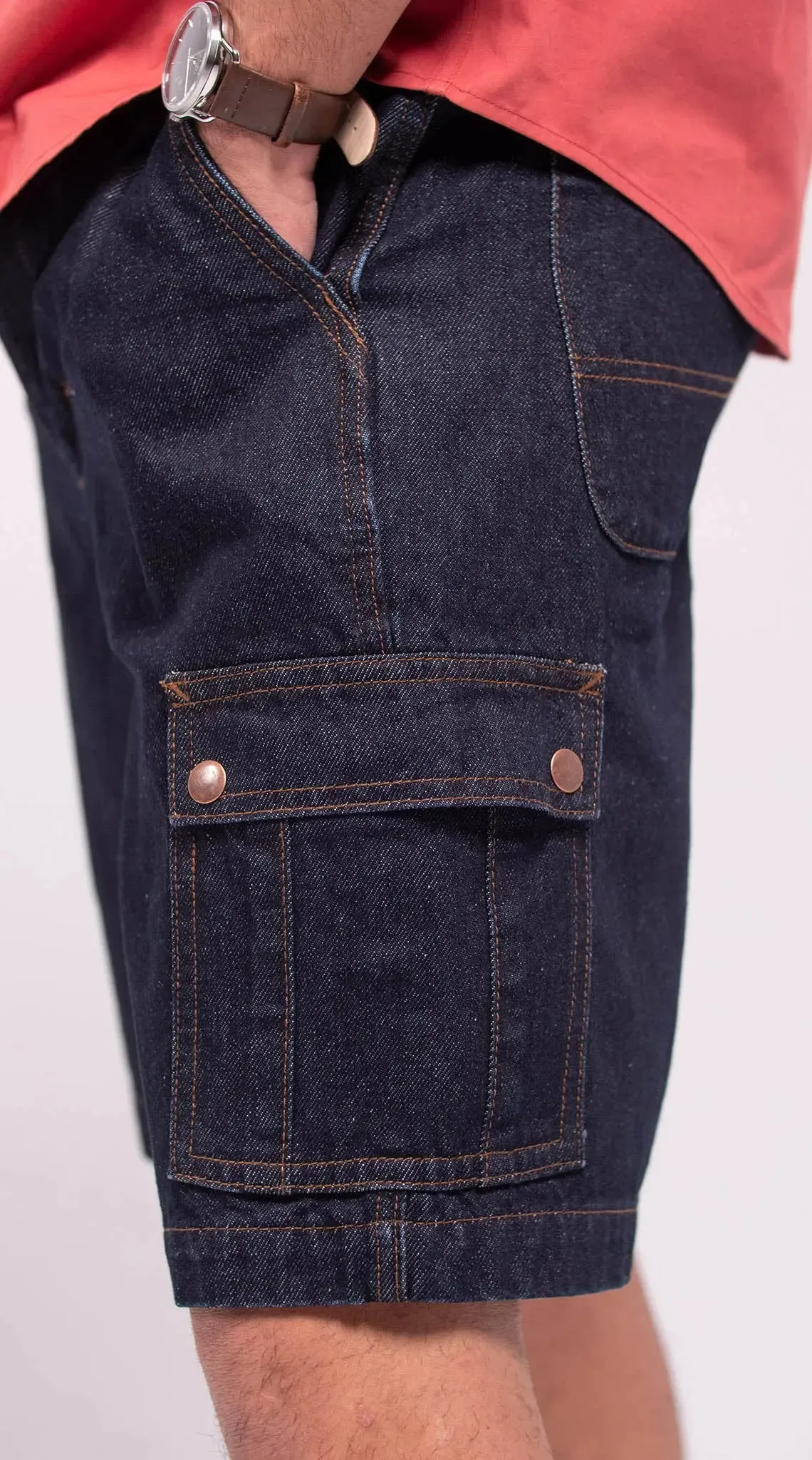 Outback Fusion Cargo Shorts - Denim