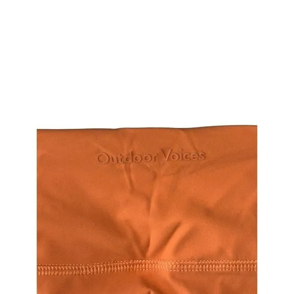 Outdoor Voices Size XXS Orange 3.5&quot; Zoom Athletic Shorts - New