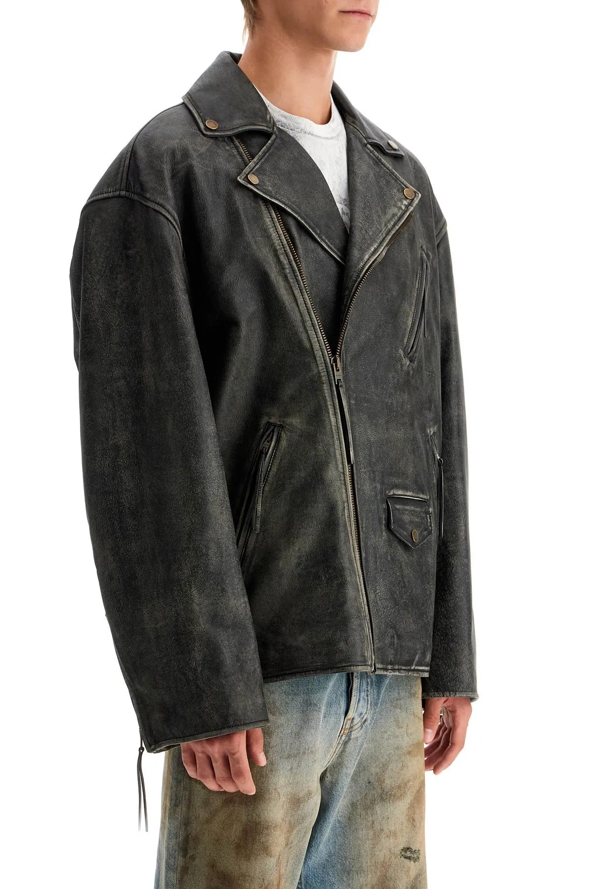 oversized biker