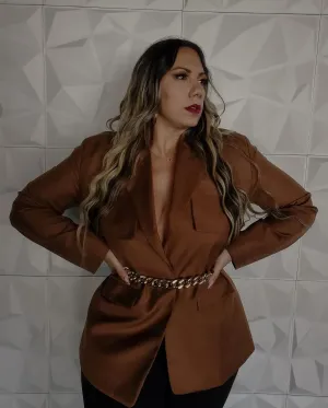 Oversized Kaki Blazer
