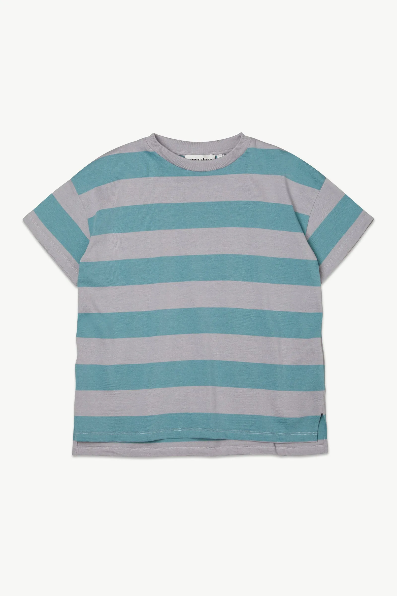 Oversized Tee - Dapple Grey & Arctic
