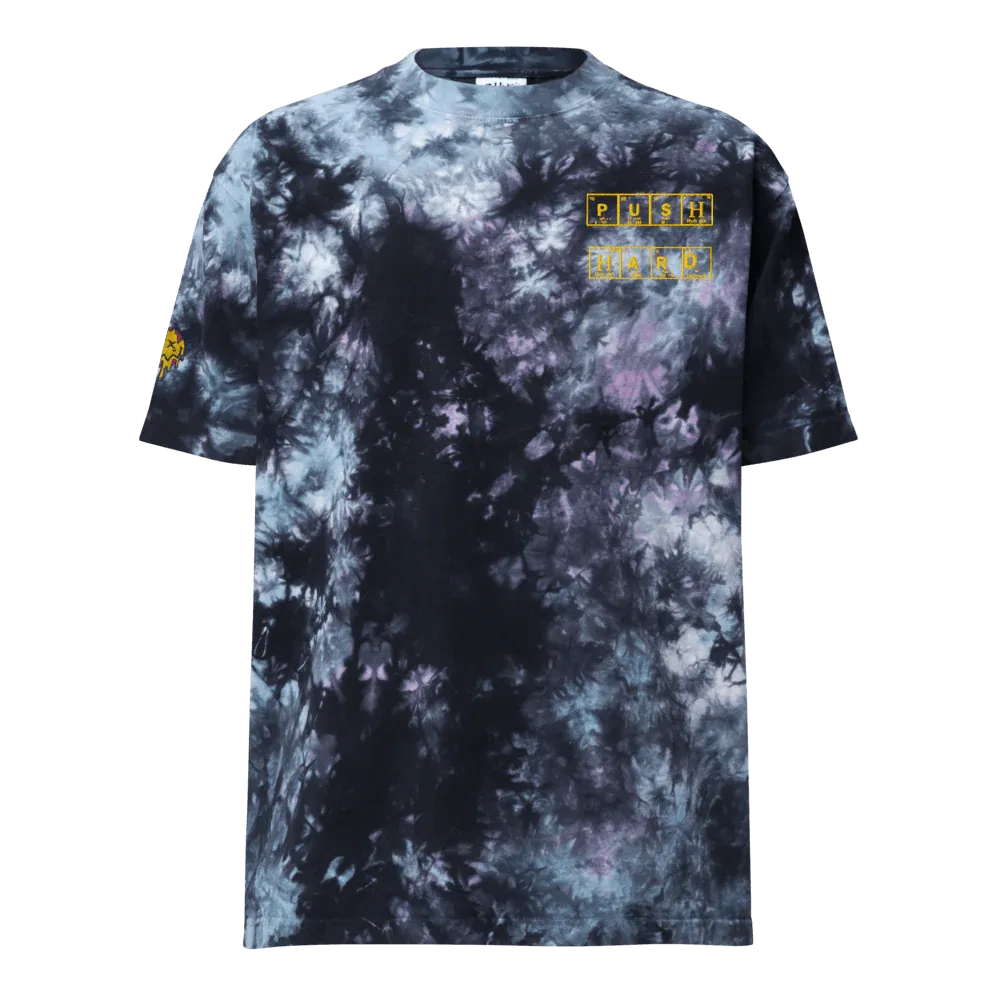 Oversized Tie-Dye "Push Hard" | Shaka Wear