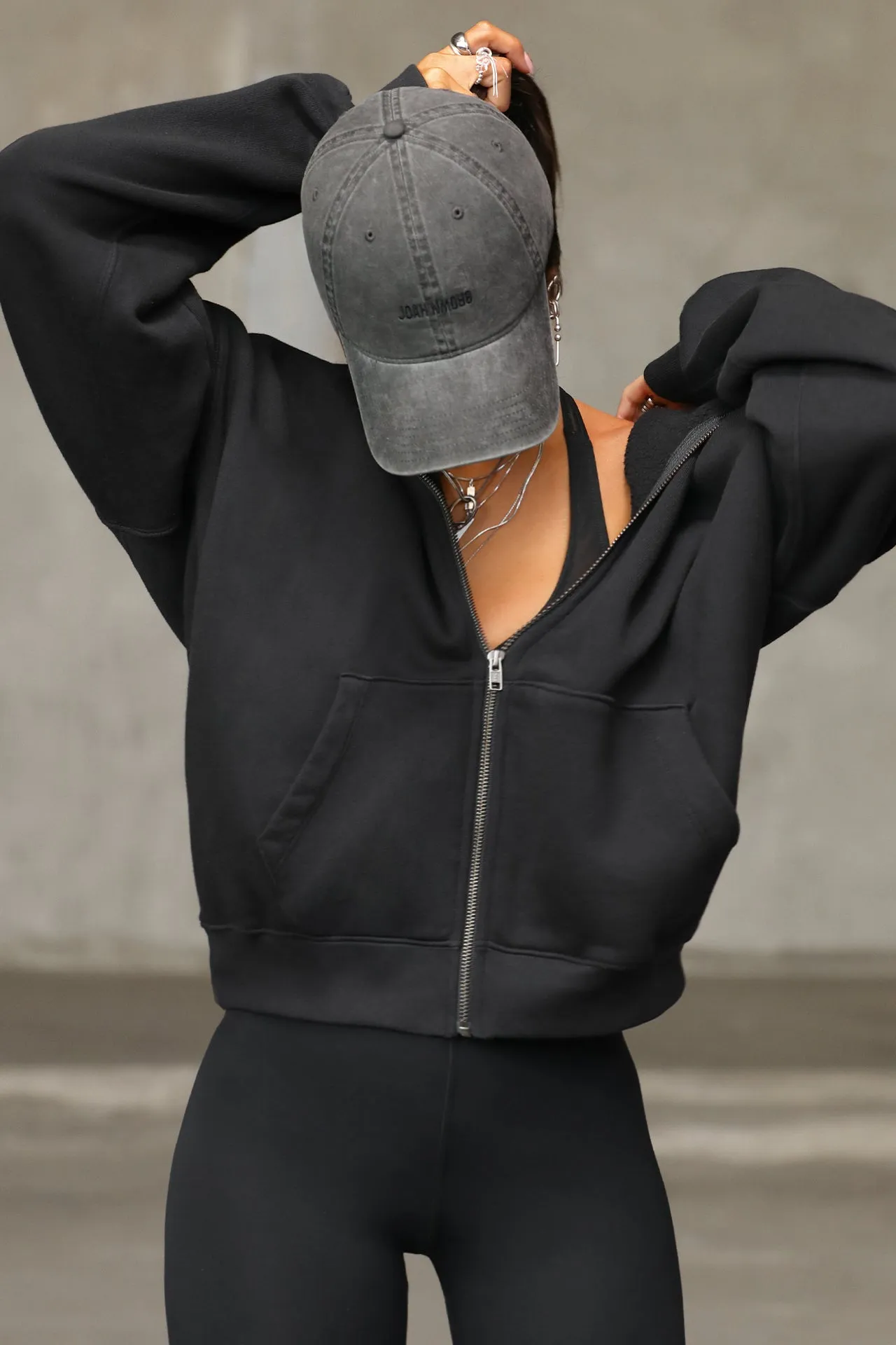 Oversized Zip Hoodie