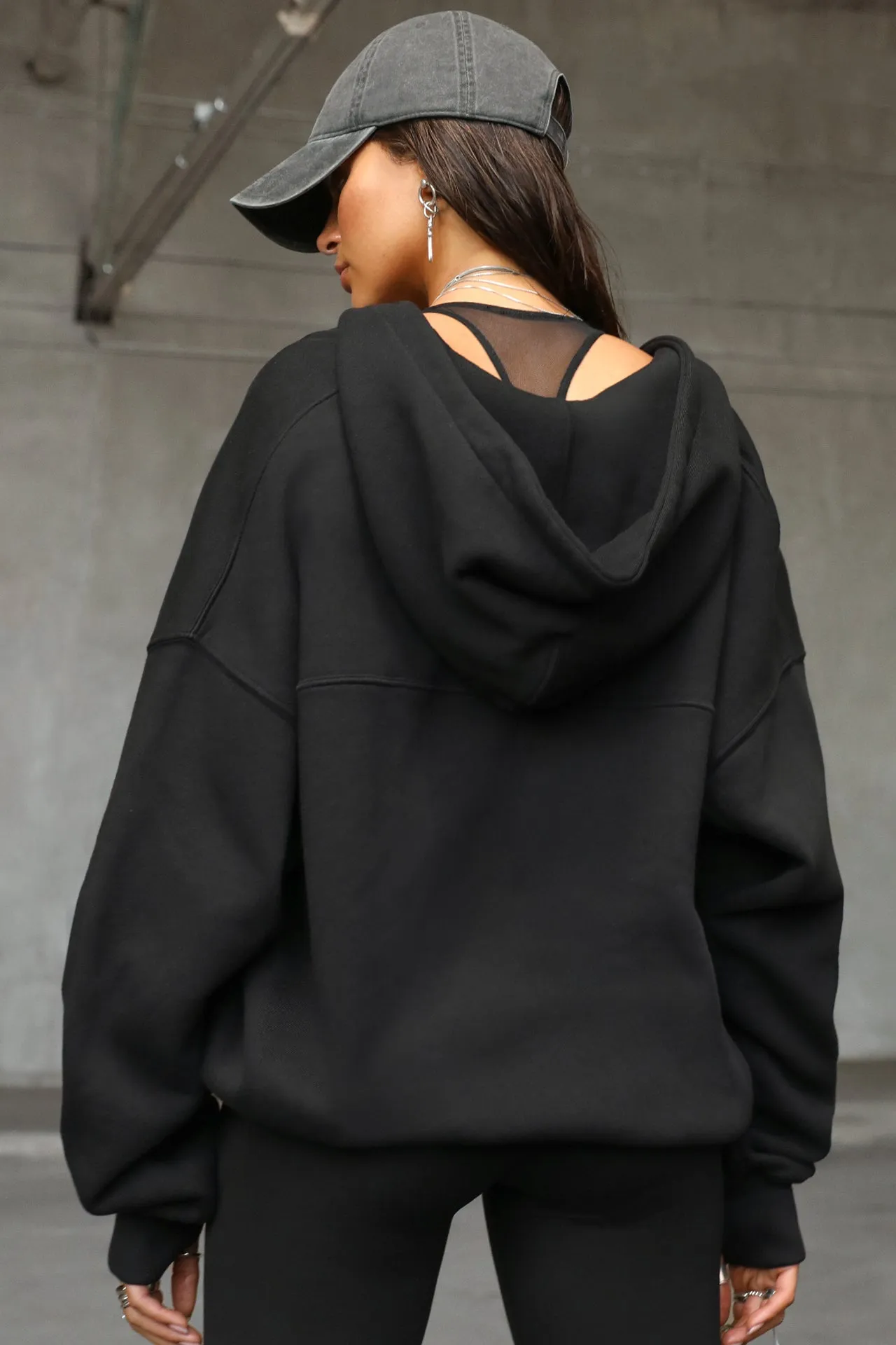 Oversized Zip Hoodie