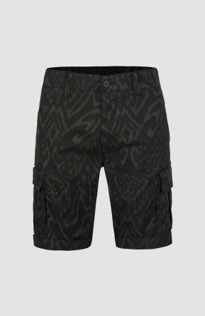 Park Cargo-Shorts | Black Tonal Magic Carpet