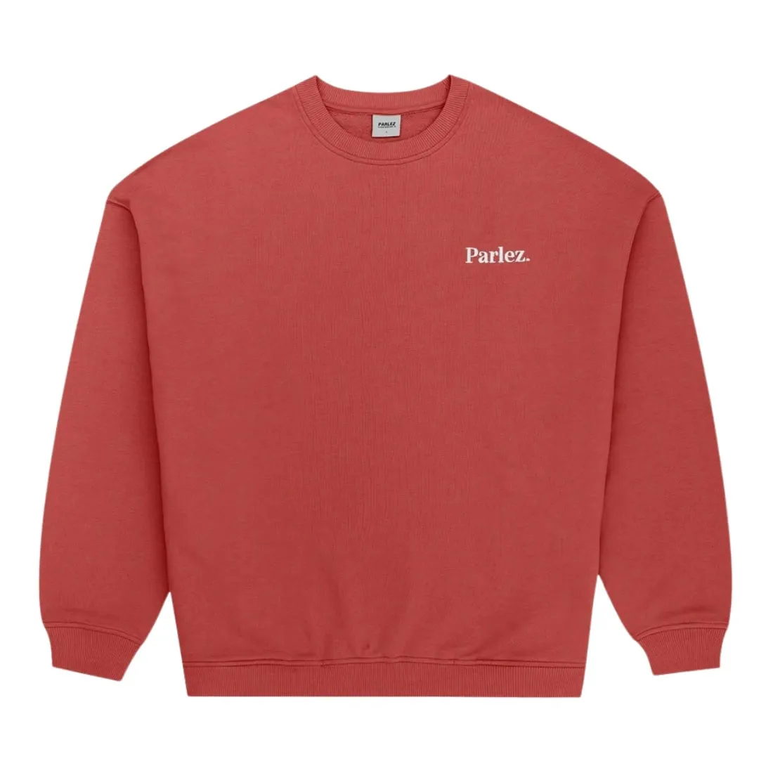 Parlez Vernon Oversized Crew - Dusty Coral