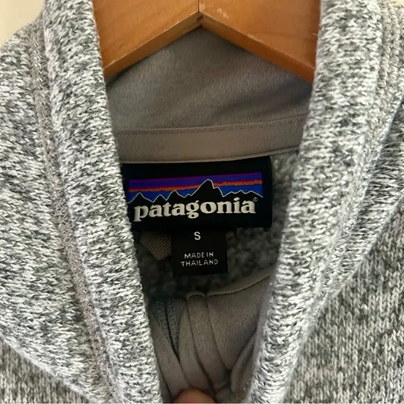 Patagonia Better Sweater 1/4 Zip Pullover in Gray sz S