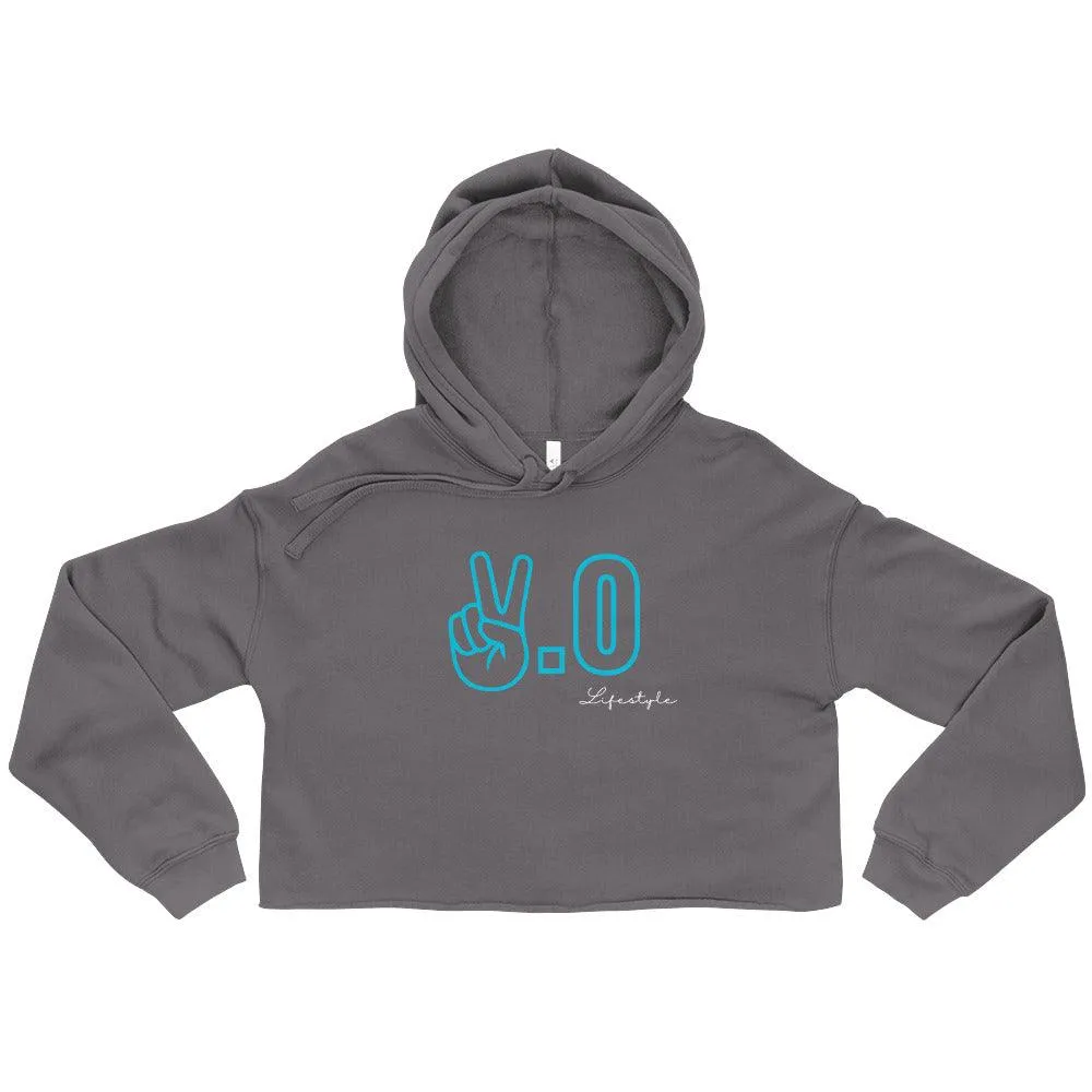 Peace 2.0: Ashley Crop Hoodie