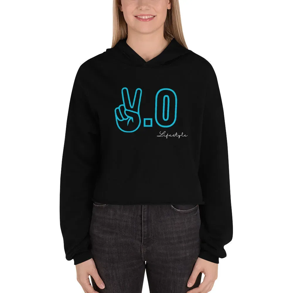 Peace 2.0: Ashley Crop Hoodie