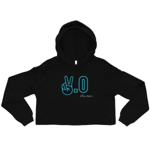 Peace 2.0: Ashley Crop Hoodie