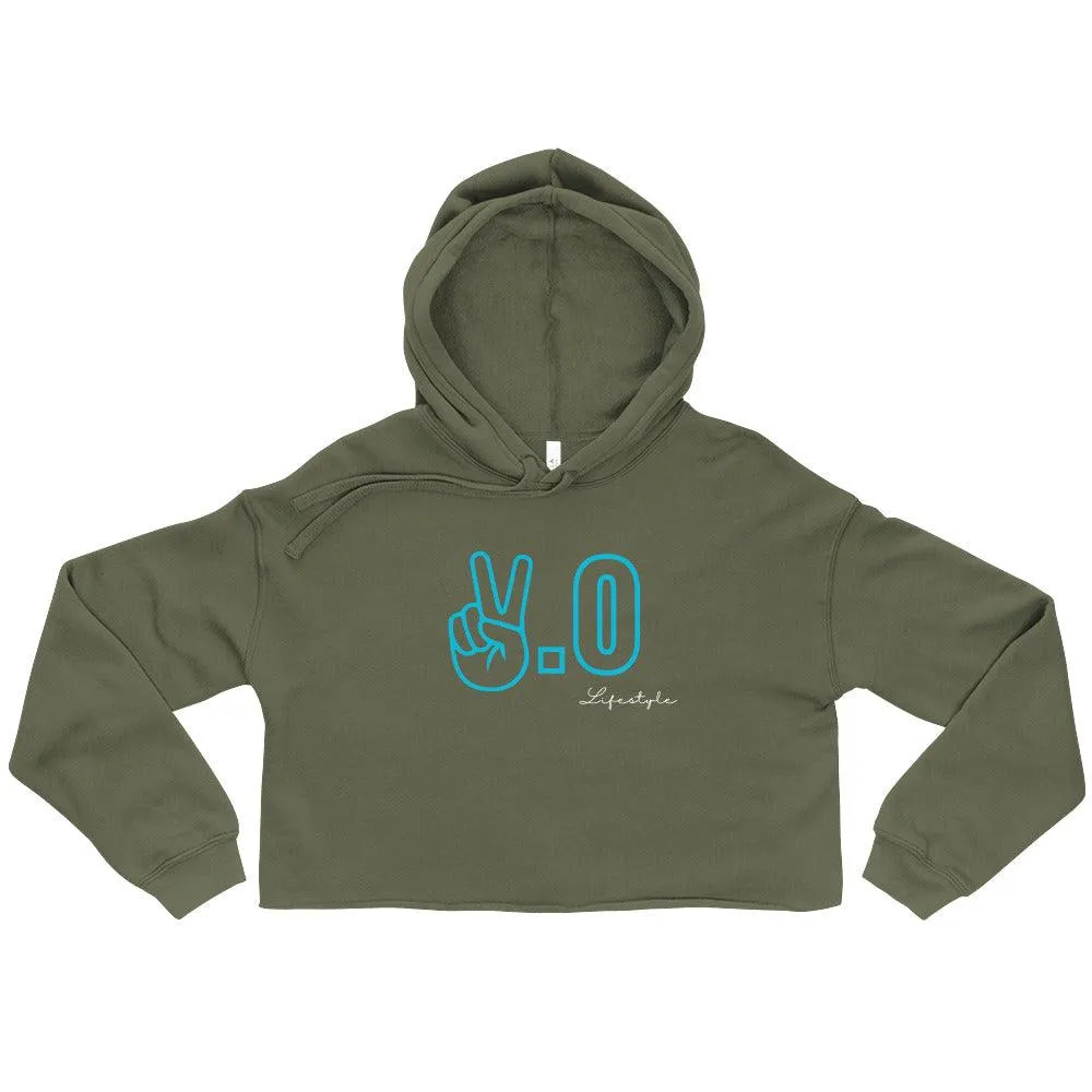 Peace 2.0: Ashley Crop Hoodie