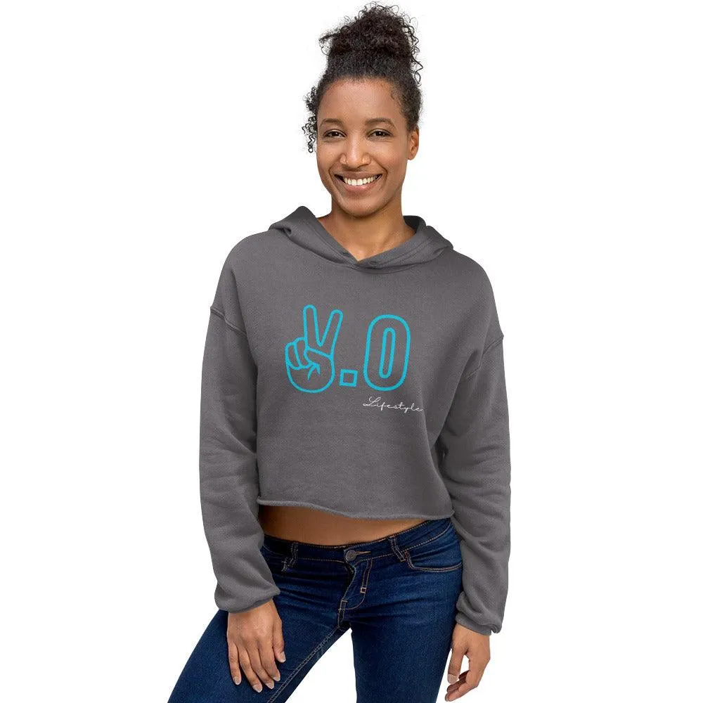 Peace 2.0: Ashley Crop Hoodie