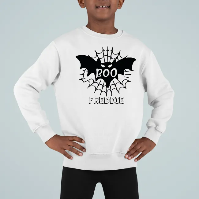 Personalised Boo Sweatshirt For Kids