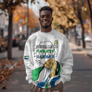 Personalised Happy Independence Sierra Leone Sweatshirt April 27th LT15