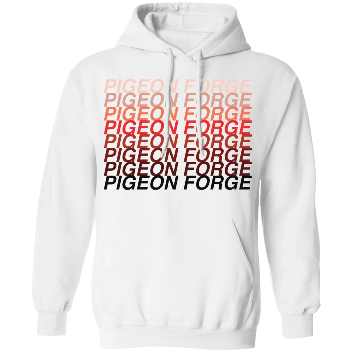 Pigeon Forge Red Ombre - Pullover Hoodie