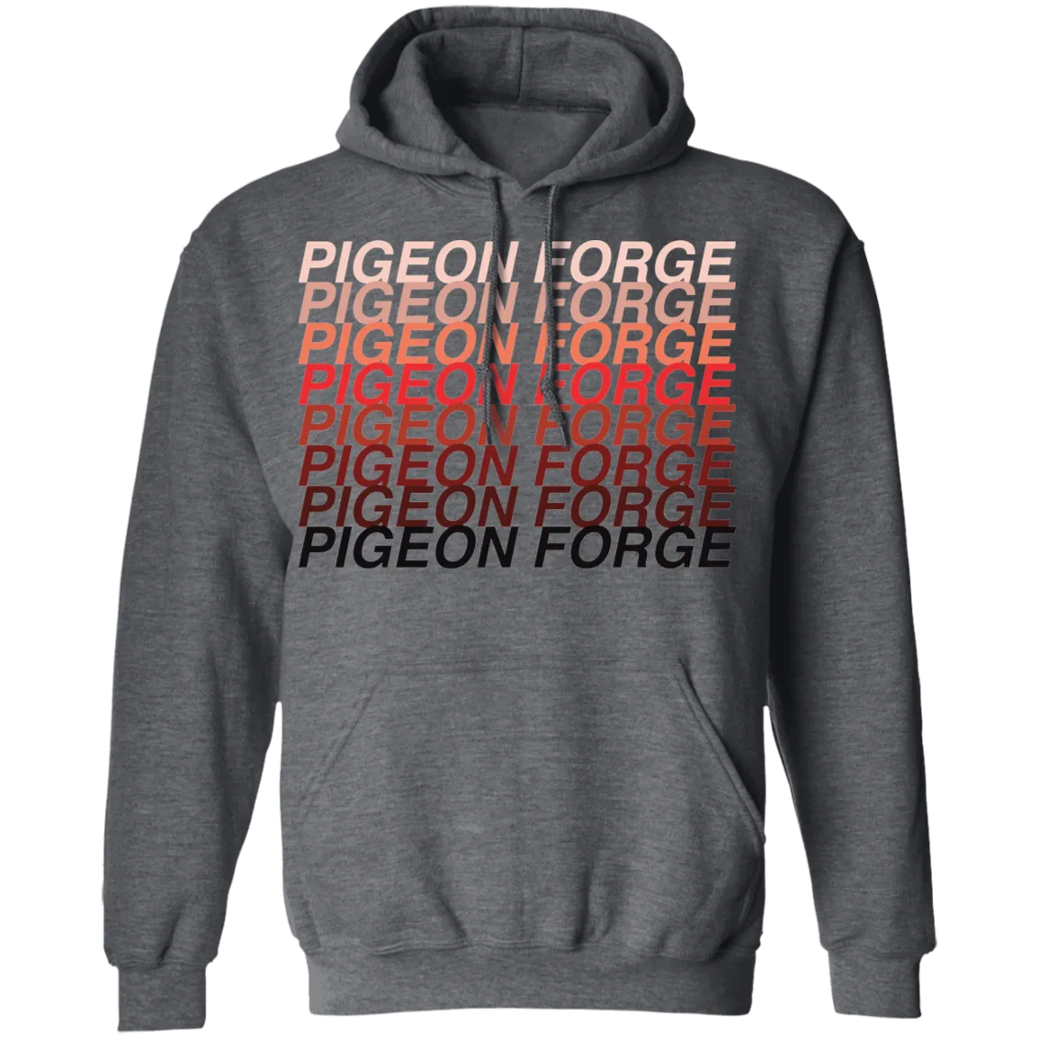 Pigeon Forge Red Ombre - Pullover Hoodie