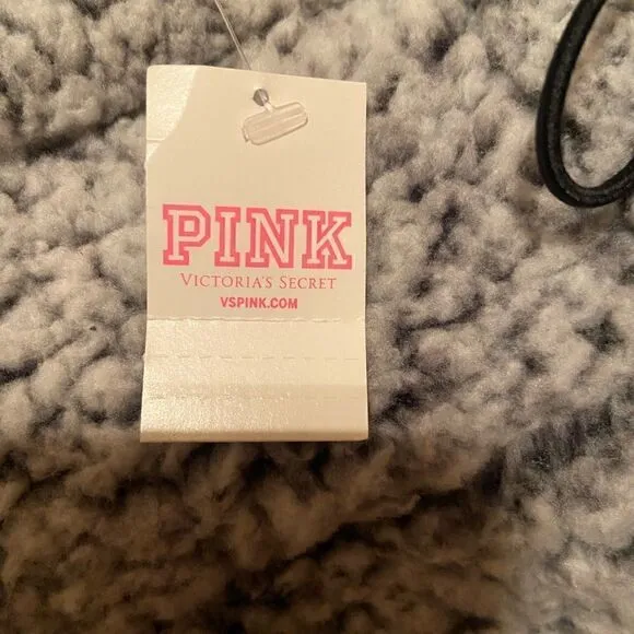 Pink Victoria’s Secret Pullover Sherpa Hoodie