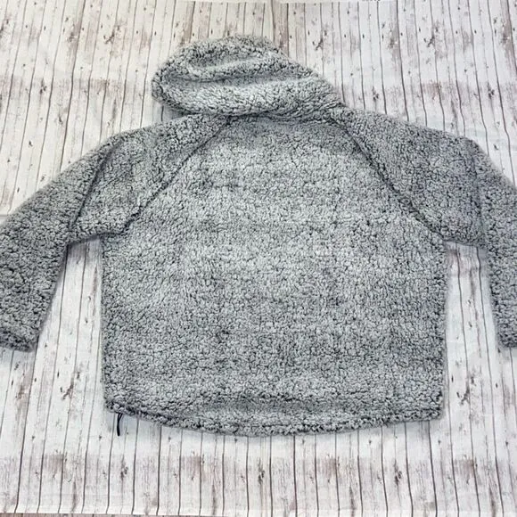 Pink Victoria’s Secret Pullover Sherpa Hoodie